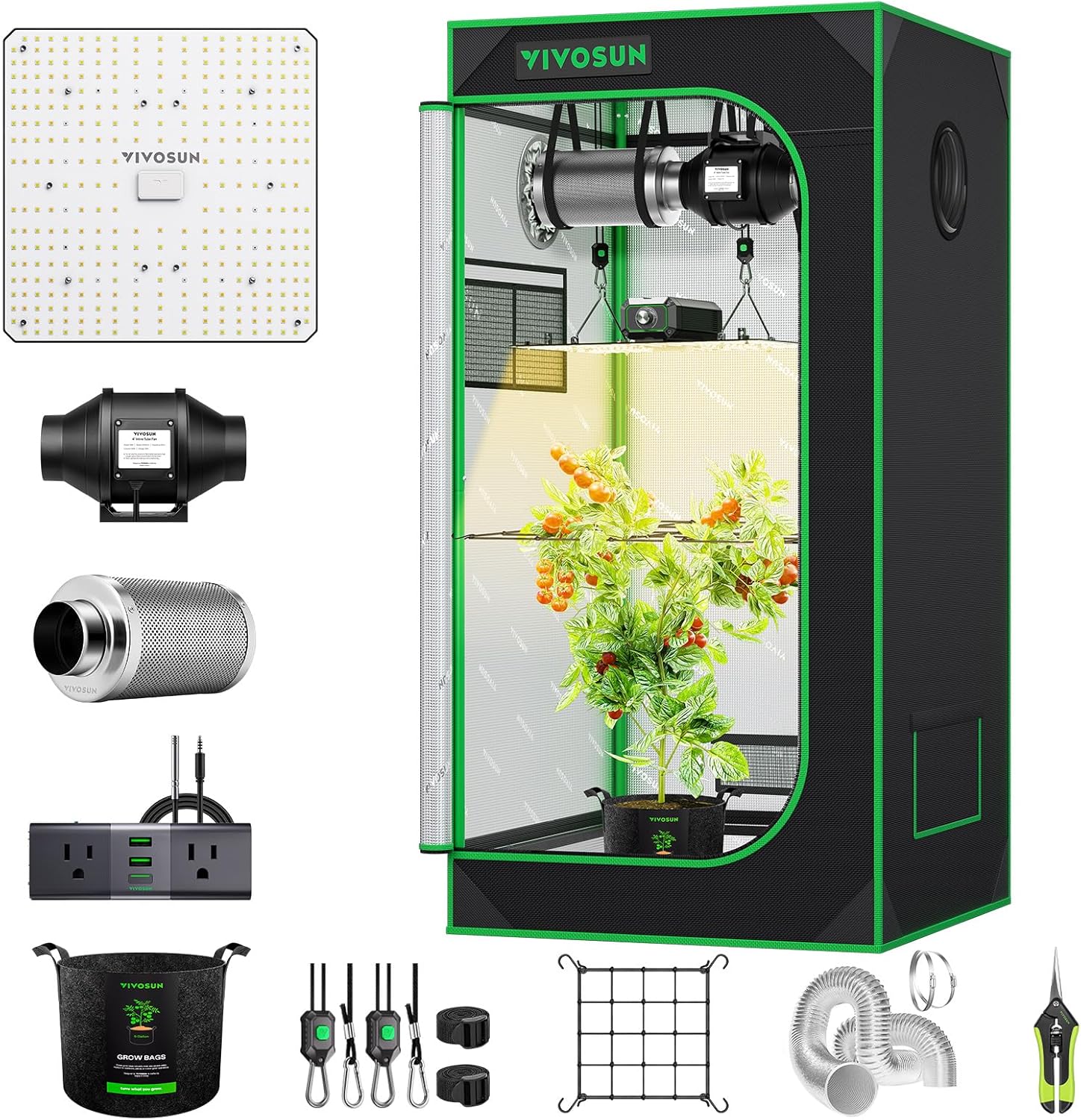 Grow Tent 4X4 - Grow Tent Kit System Two By