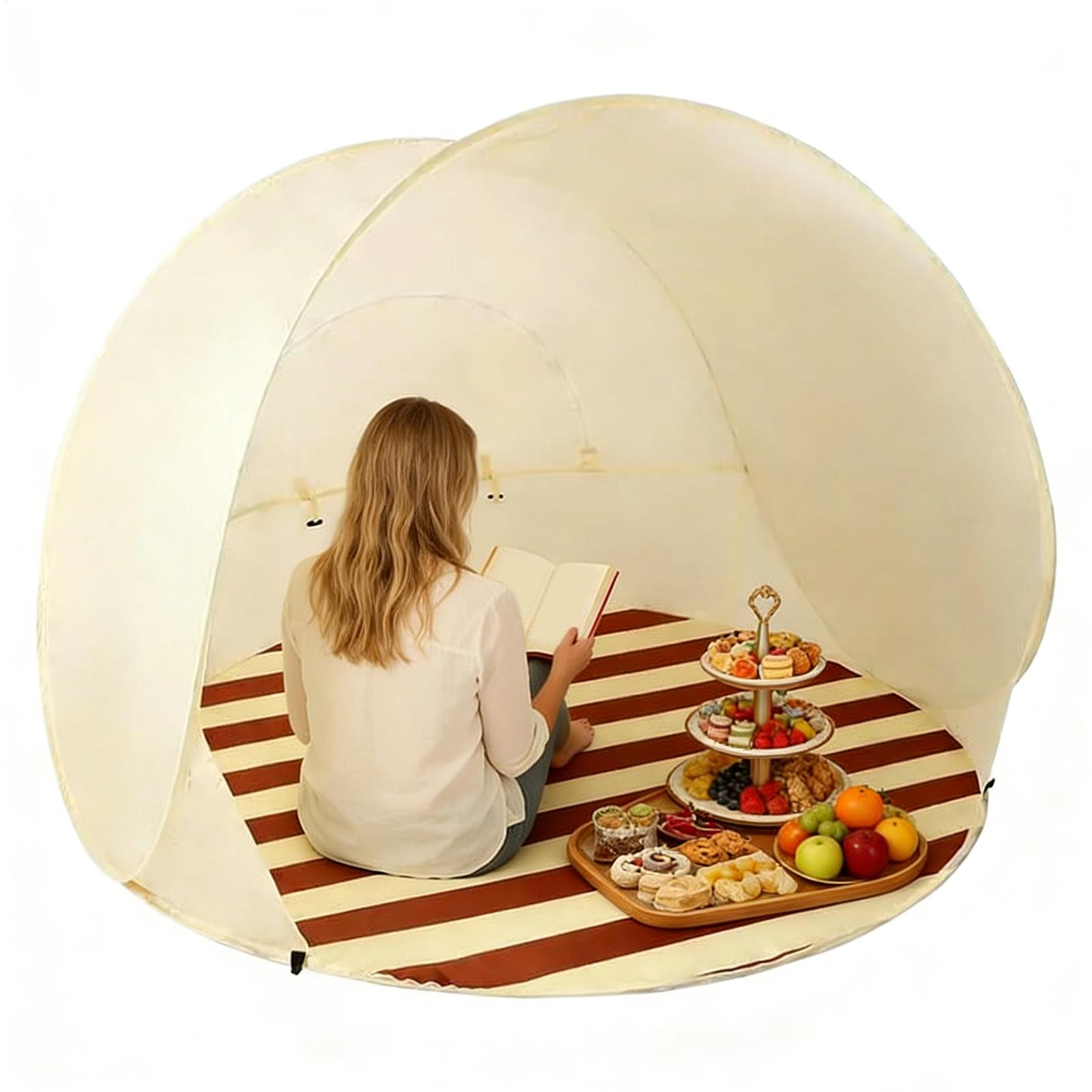 Grow Tent 4X4 - Portable Beach Tent 3/4 Person Easy