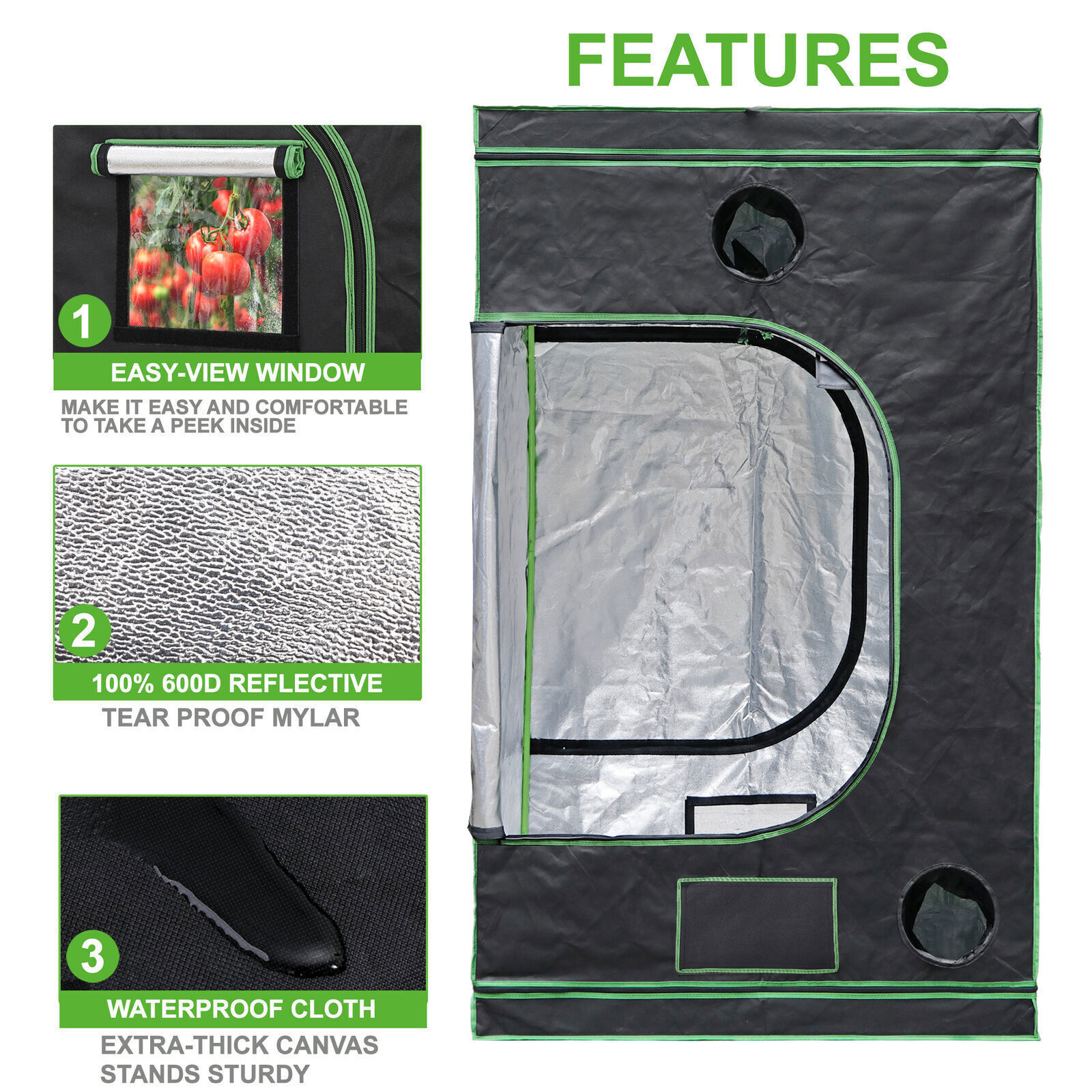 2x2/2x4/4x4 Grow Tent Hydropon – Grow Tent 4X4 Bewertung und Preis